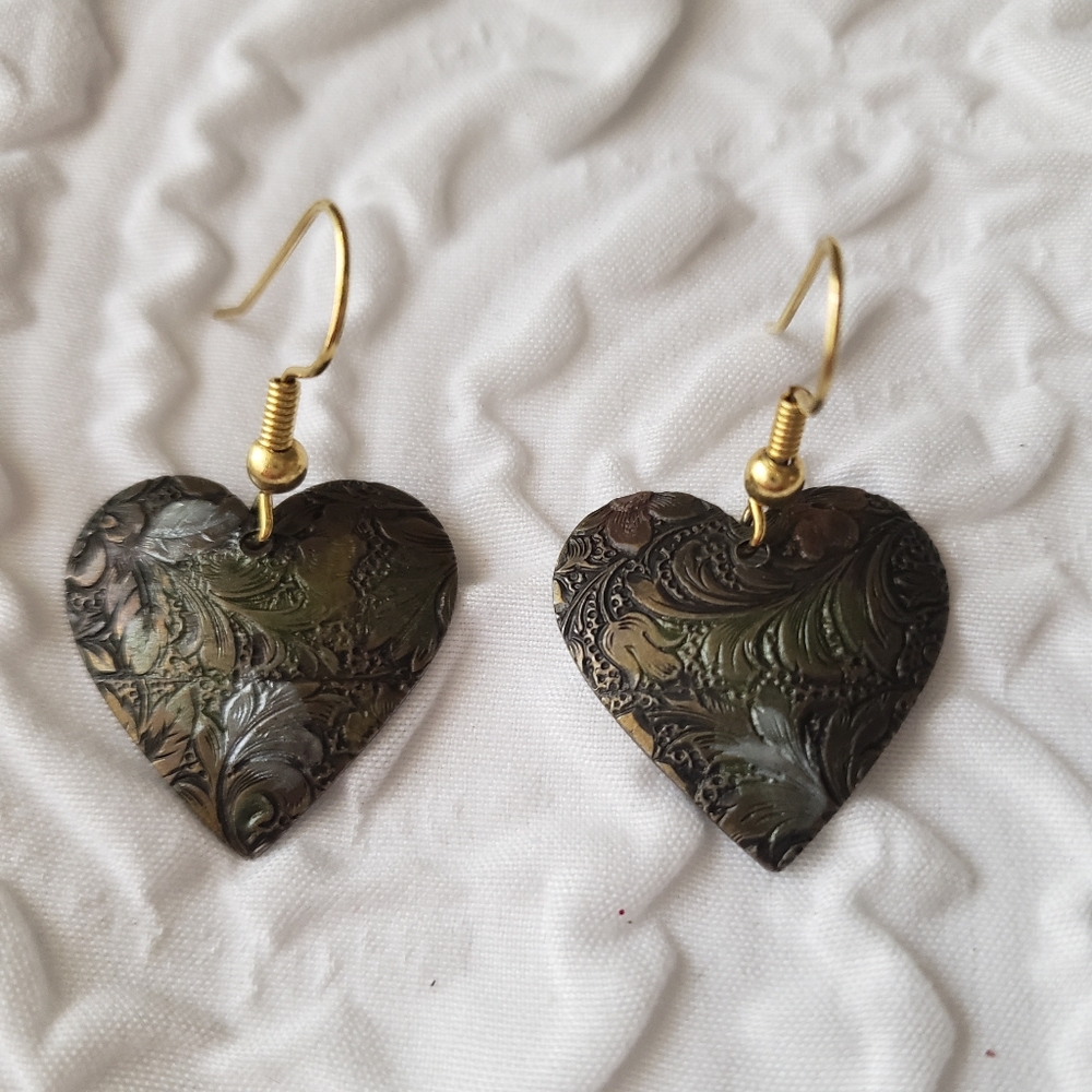 Vintage Heart earrings